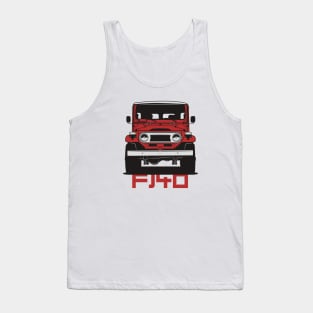 Landcruiser fj40 (red) Tank Top